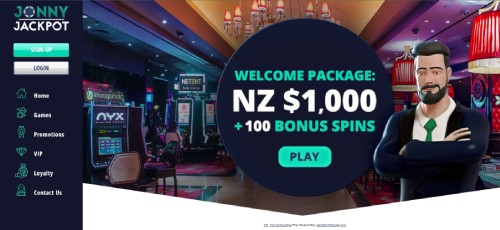 Jonny Jackpot Website