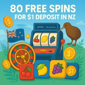 80 Free Spins for a dollar