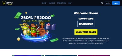 Ripper Casino Website